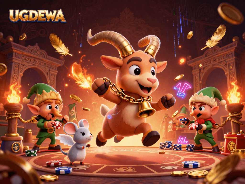 Engage in the holiday-horror casino fun at UGDEWA with festive Krampus and mischievous elves!