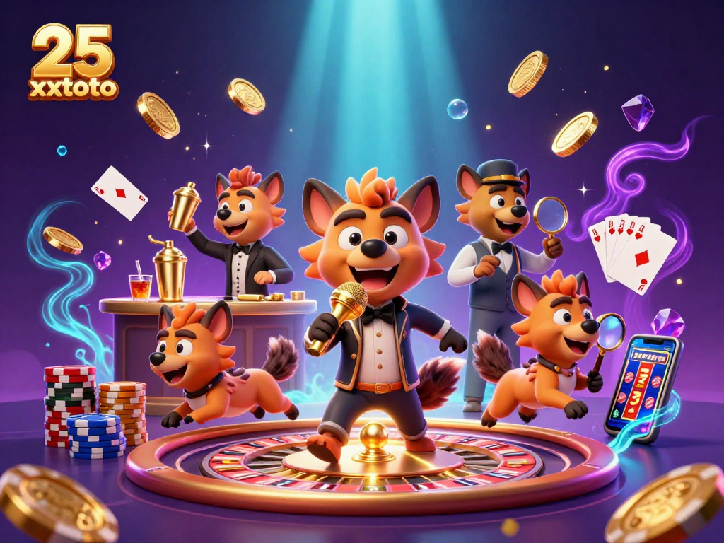 Jadikan 25 xxtoto tempat bermain yang menghibur dengan hyena yang berkomedi di klub kasino.