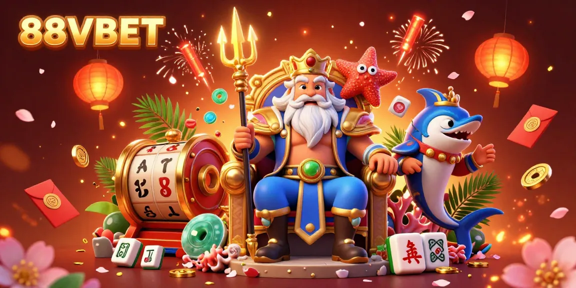 Experience the thrilling vibe of 88VBET's casino world with vibrant characters and dynamic gameplay.