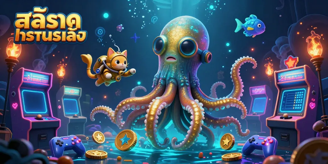 เล่นเกม สล็อตทดลองเล่น กับมอนสเตอร์ทะเลมหาสมุทรในภาพ 3D สุดอลังการ