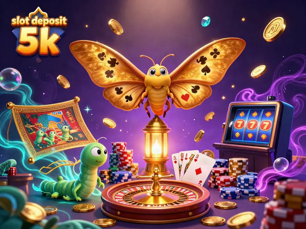 Experience thrilling gameplay with slot deposit 5k, featuring vibrant casino elements and dynamic characters.