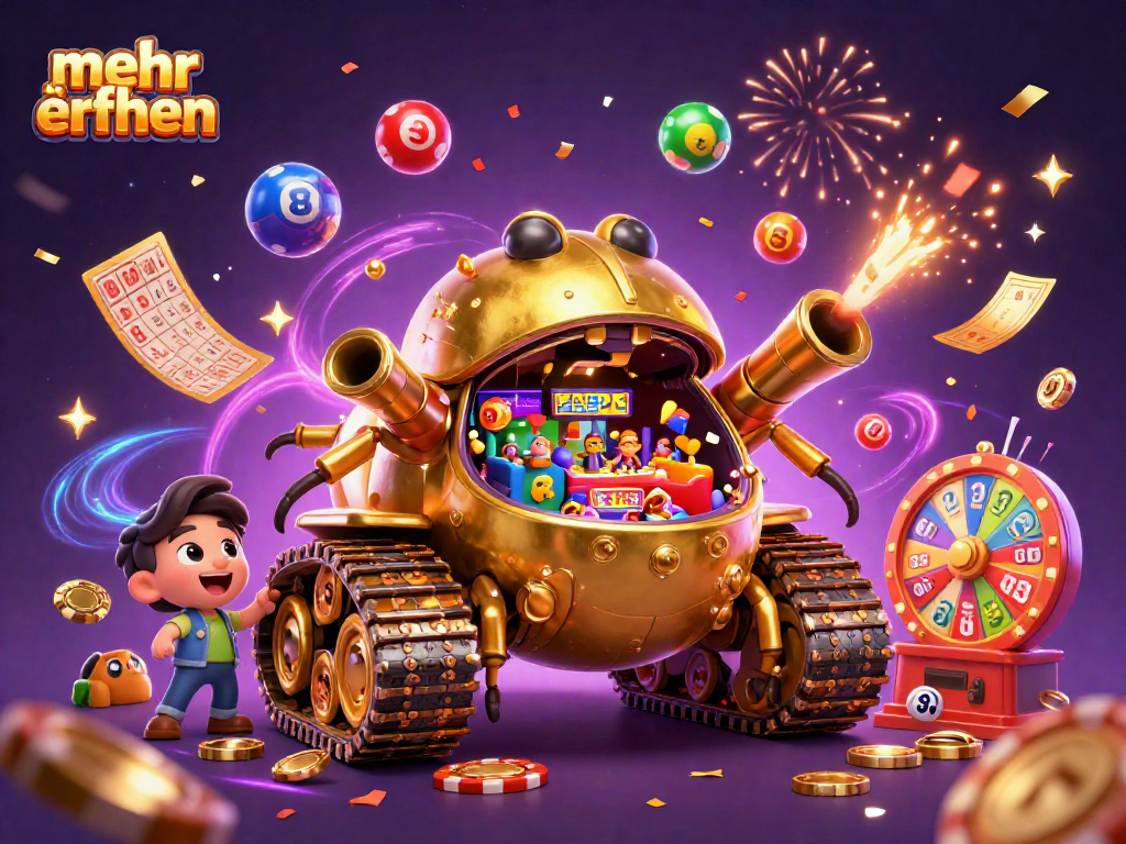 Experience the excitement of casinos with mehr erfahren in this dynamic 3D illustration showcasing gambling elements.
