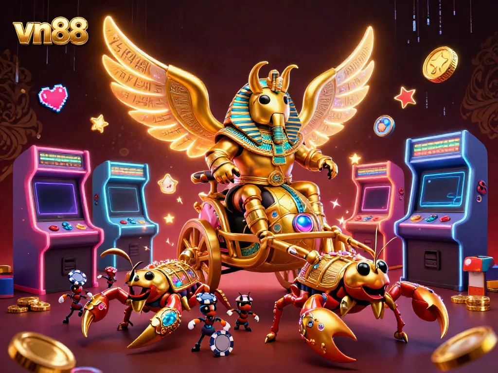 Experience the exciting world of vn88 with immersive gaming elements and vibrant 3D characters.