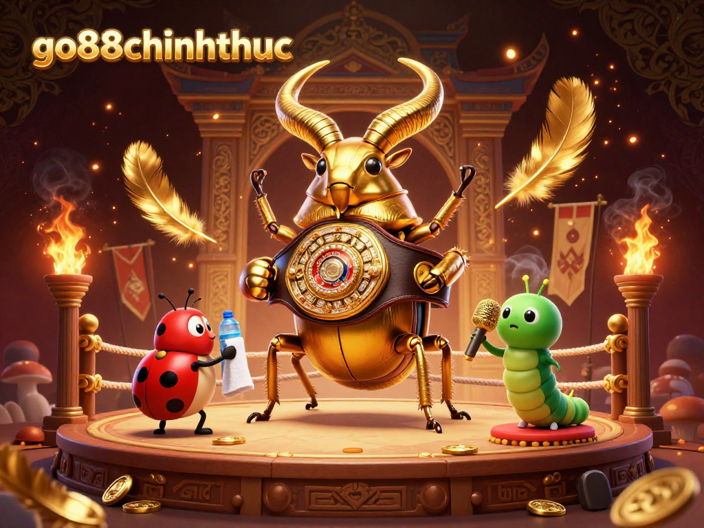 Experience exhilarating gambling action with go88chinhthuc in a dynamic casino-themed boxing scene.