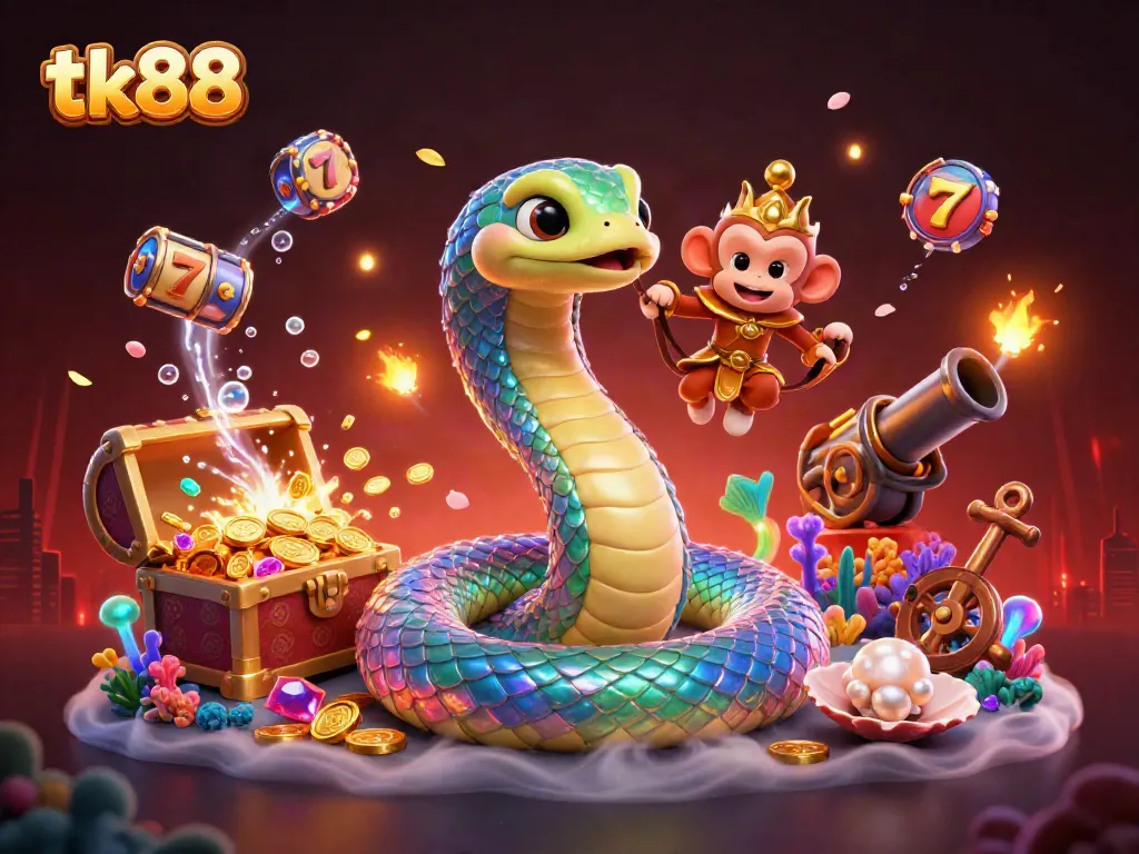 Engage in thrilling moments at tk88 with colorful slots and dynamic characters.