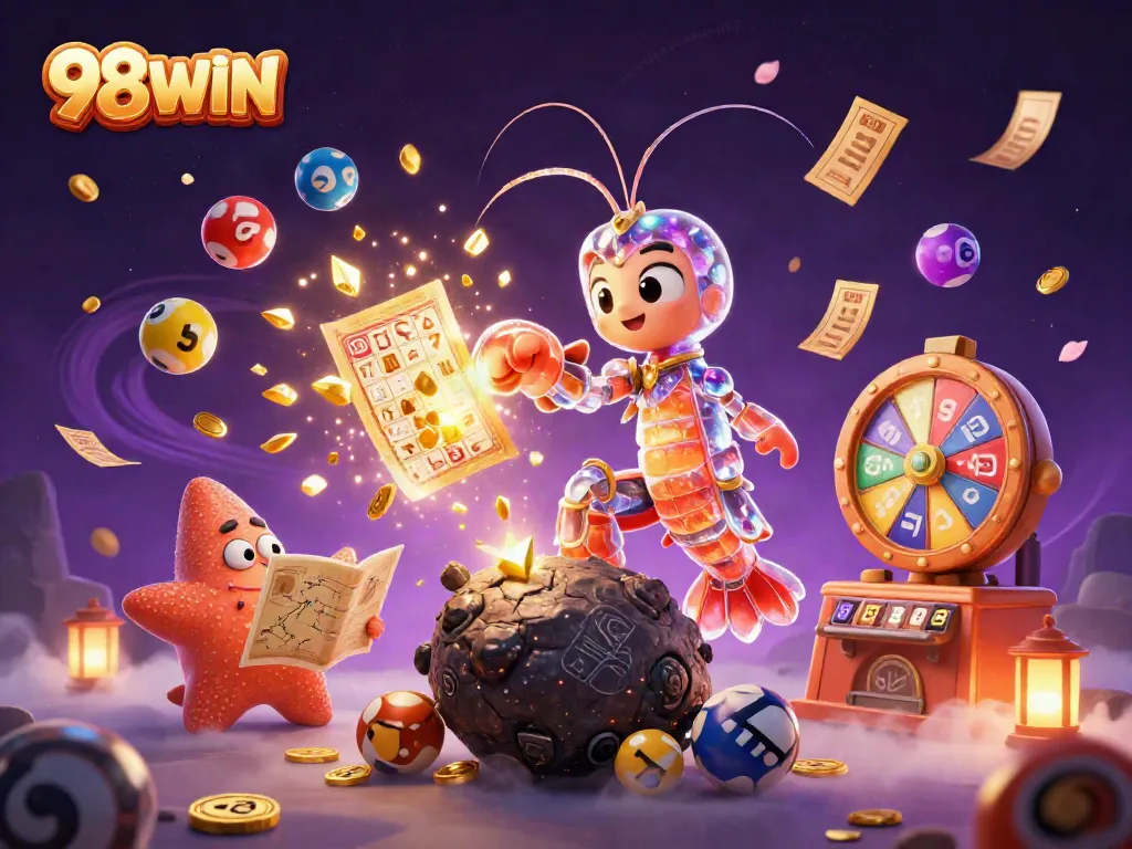 Experience thrilling gameplay with 98WIN, featuring vibrant casino elements and dynamic action.