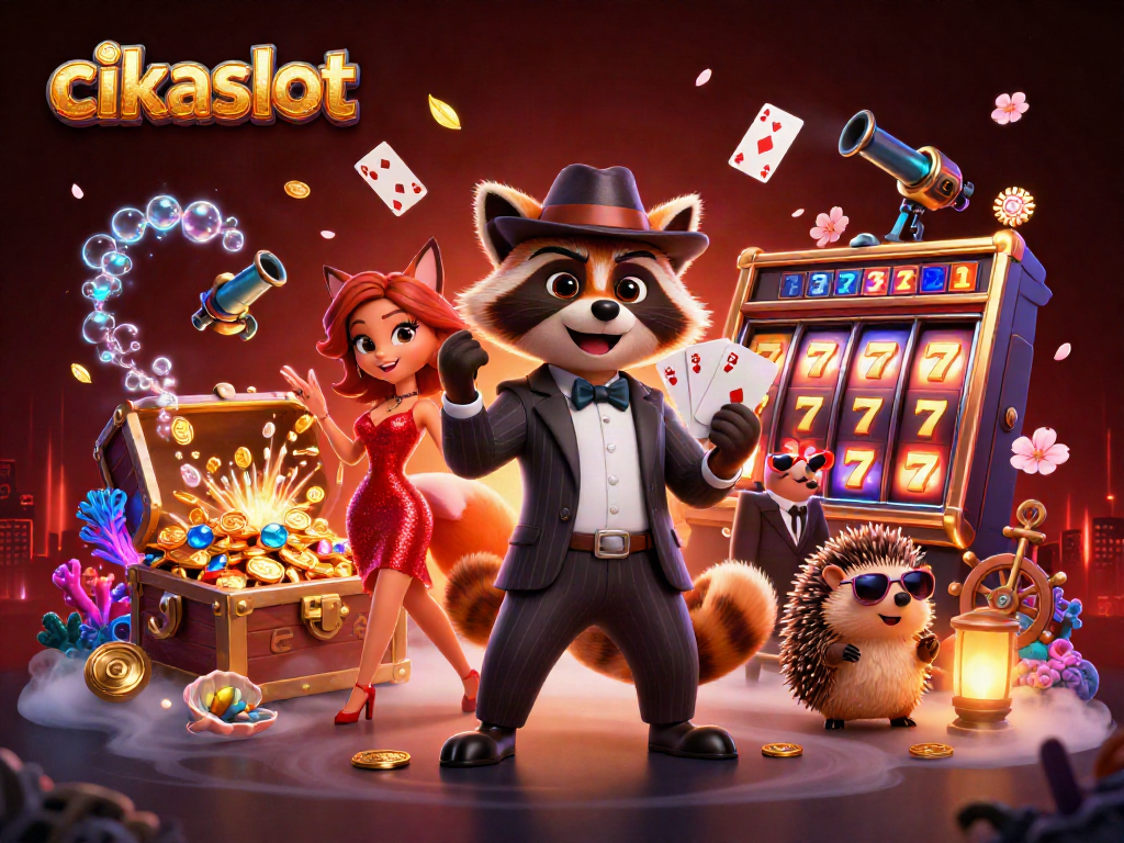 Experience thrilling wins at cikaslot with vibrant slot games and charismatic characters in action.