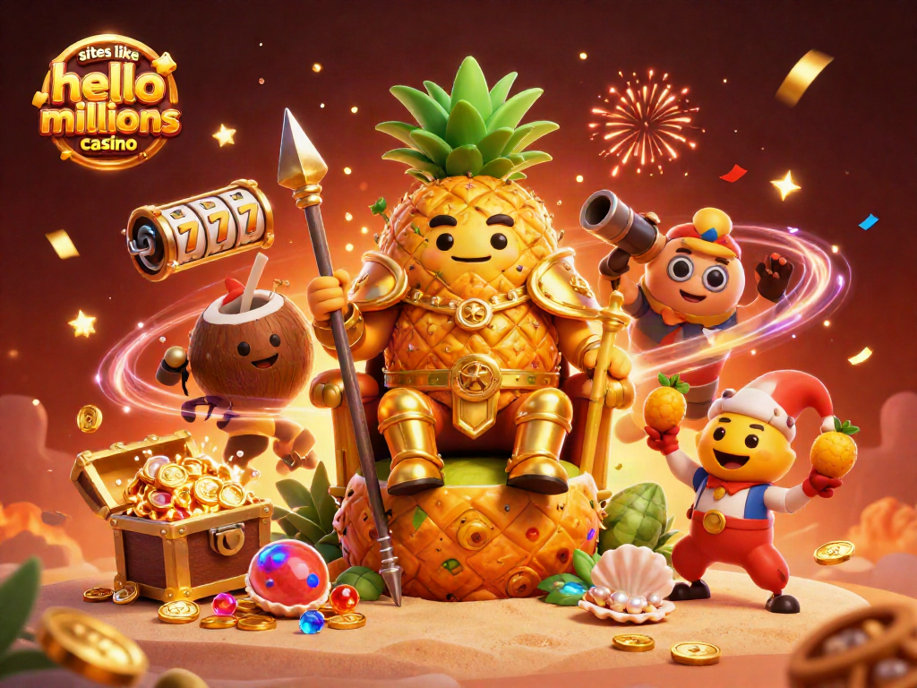 Experience dynamic slots action at sites like hello millions casino with fun characters and elements.