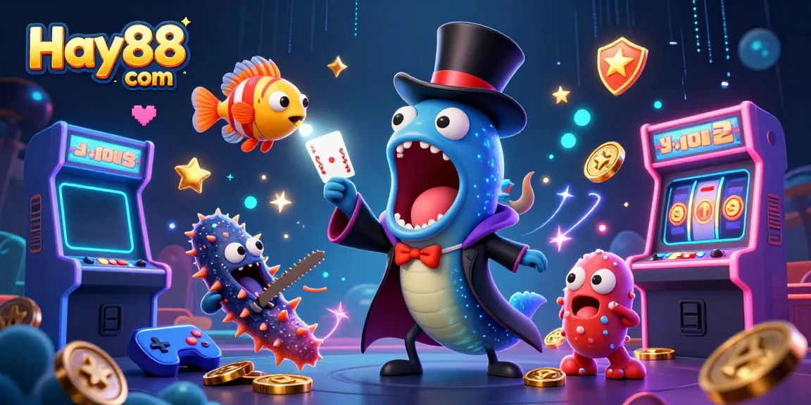 Engage in thrilling games at Hay88 com with a delightful underwater magic show by unique sea creatures.