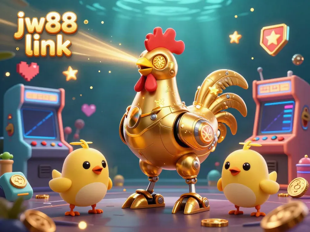 Engage with the visual excitement of the jw88 link featuring a dynamic scene with lively characters and vibrant games.