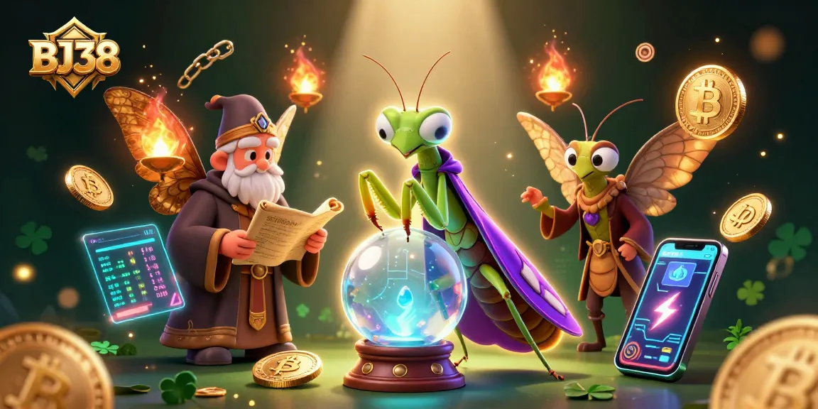 Engage in thrilling play at BJ38 with colorful cartoon characters and vibrant gambling elements.