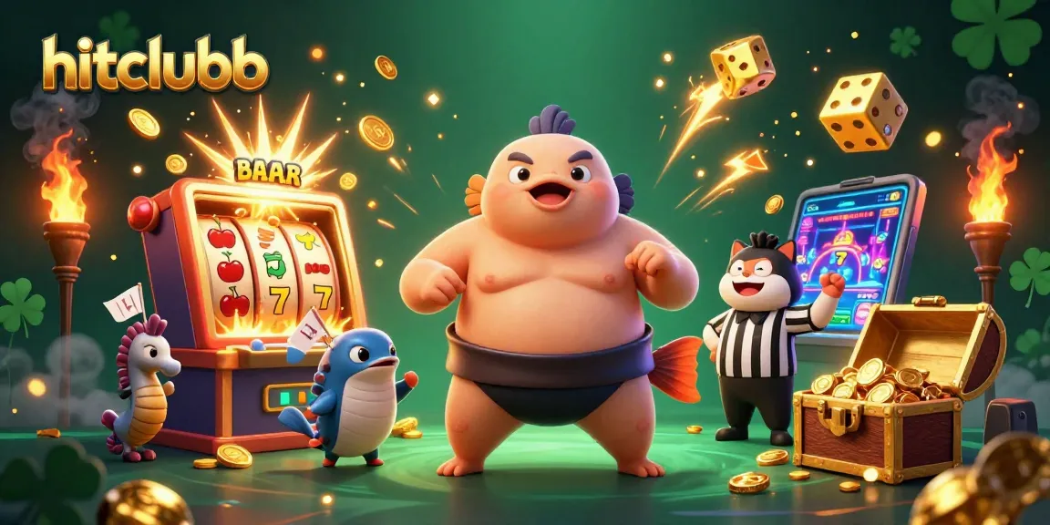 Experience hitclubb's vibrant casino action with a fascinating underwater slot scene
