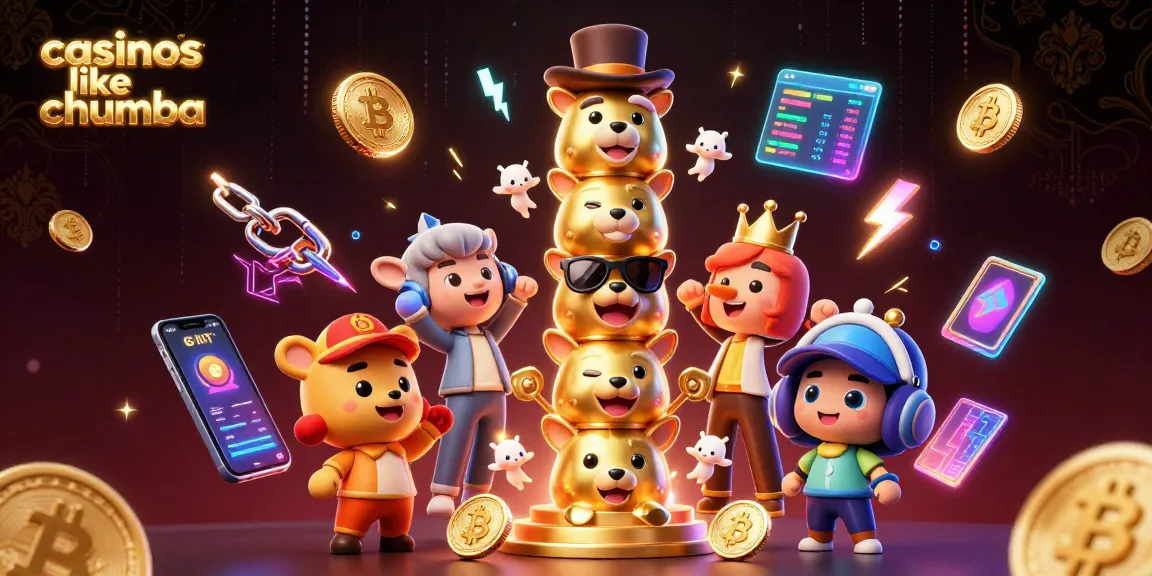 Play exciting games at casinos like Chumba, featuring vibrant totem poles and digital assets.