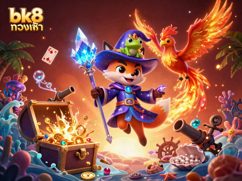 Experience thrilling wins with bk8 ทางเข้า at this vibrant magical casino adventure.