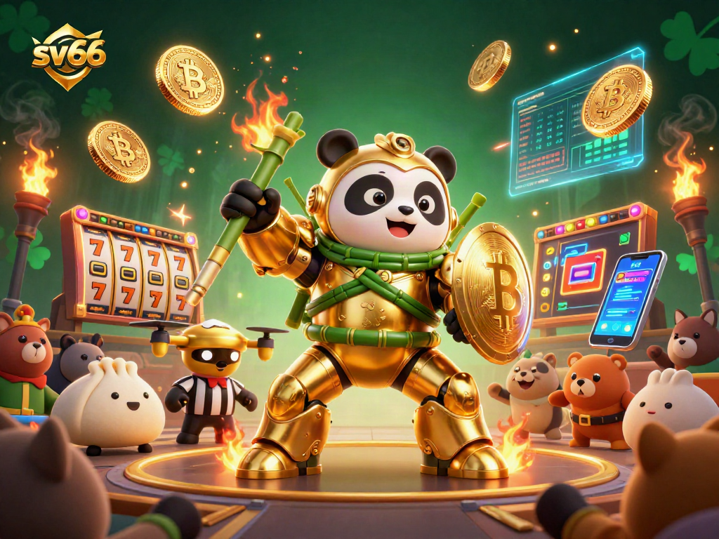 Experience thrilling betting action at sv66 with vibrant 3D imagery showcasing exciting slot games.