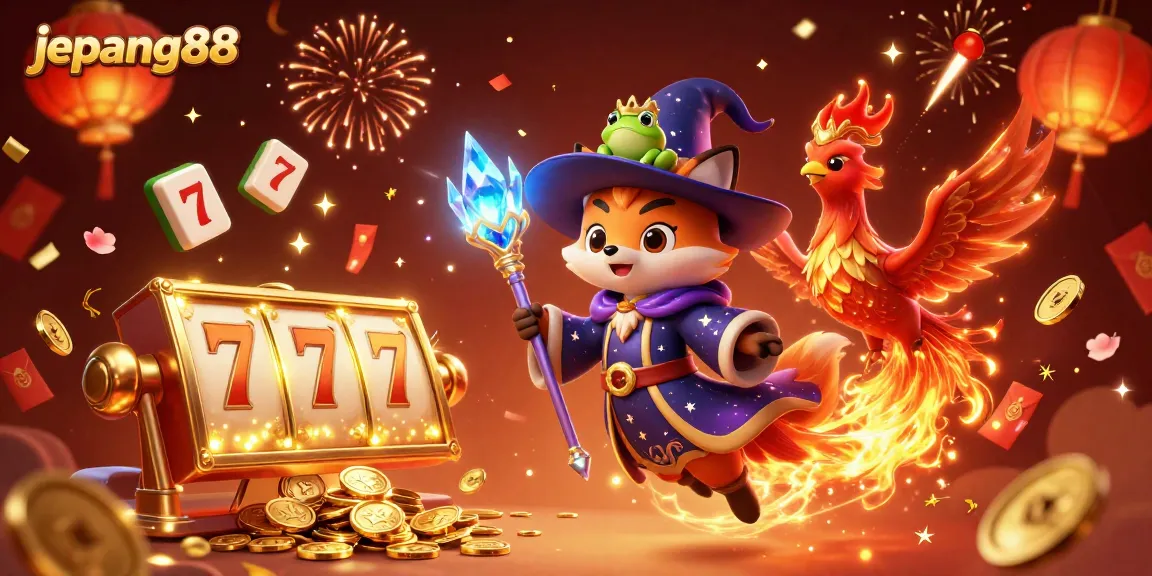 Engage with the magic of slots and fortune at Jepang88 with vibrant casino imagery.