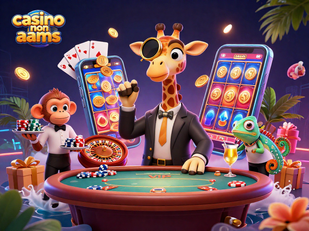 Giocando nei casino non AAMS con un giraffe miliardario al tavolo di poker