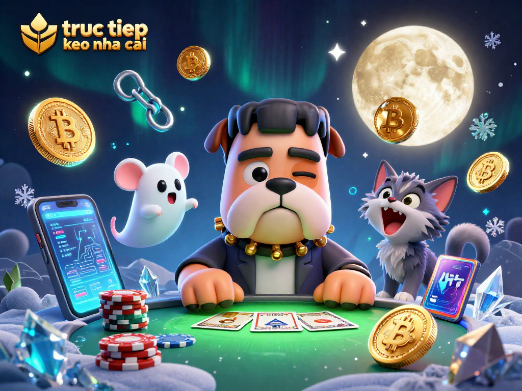 Experience truc tiep keo nha cai with an engaging 3D cartoon casino scene.