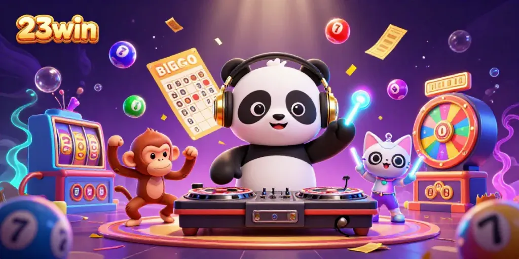 Experience thrilling casino fun with 23win, featuring engaging characters and dynamic game elements.