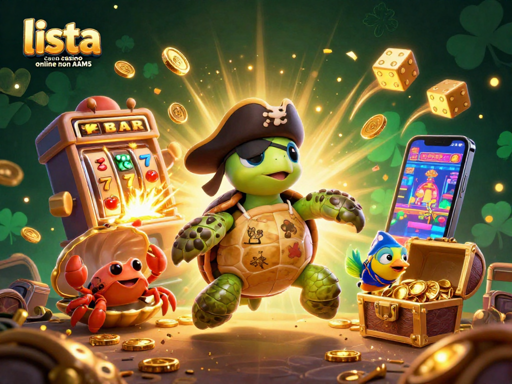 Scopri la lista casino online non AAMS con un'emozionante scena di gioco e tesori sommergibili.