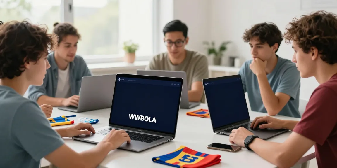 Friends engaging with the WWBOLA platform for sports betting in a vibrant setting.