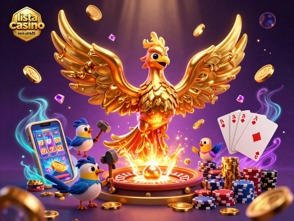 Gioca con la lista casino online non AAMS e scopri il tesoro del phoenix dorato nell'illustrazione 3D.