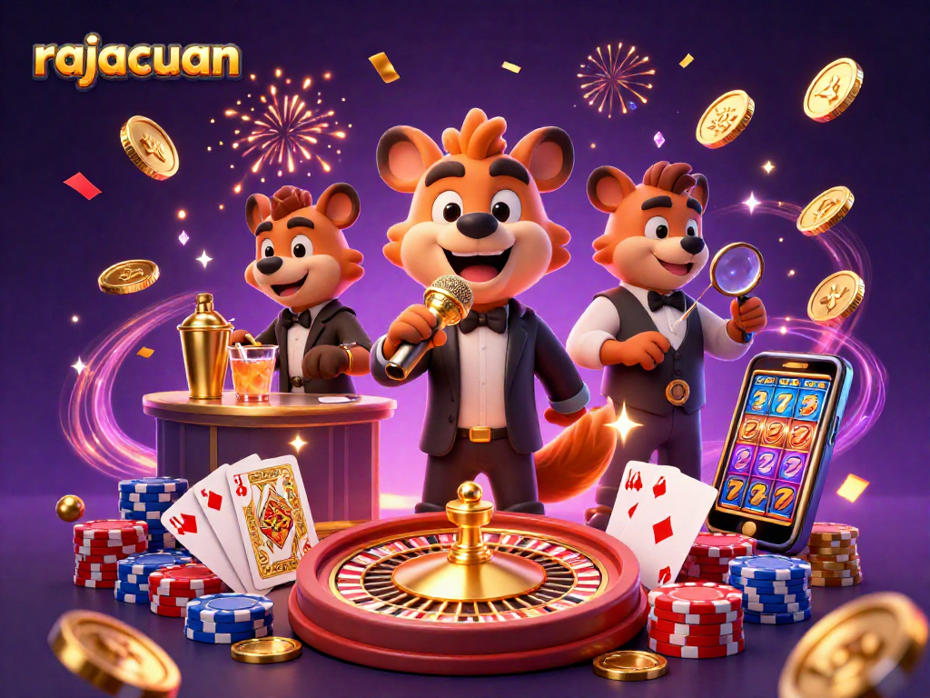 Experience the vibrant comedy casino atmosphere at rajacuan with live action and dynamic gambling elements.