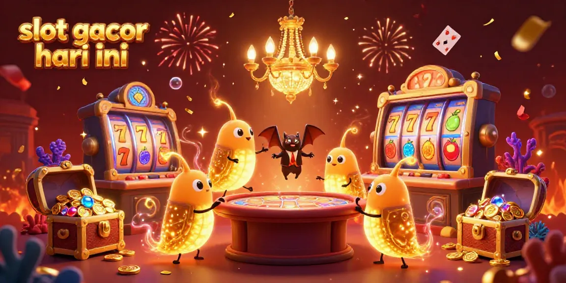 Experience winning moments with slot gacor hari ini featuring a vibrant illuminated casino scene.