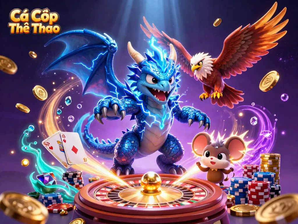 Experience thrilling Cá Cược Thể Thao action with captivating characters and dynamic casino elements.