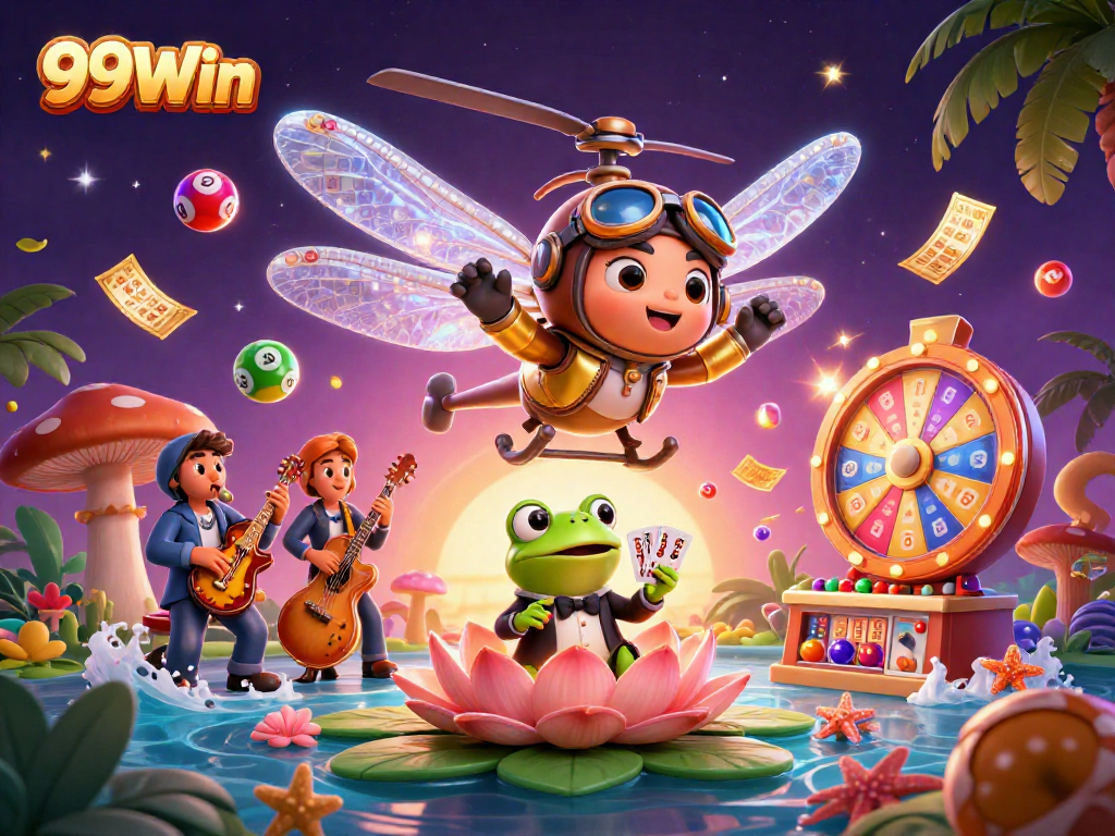 Win big at 99Win with dynamic casino action featuring colorful lottery balls and thrilling games.