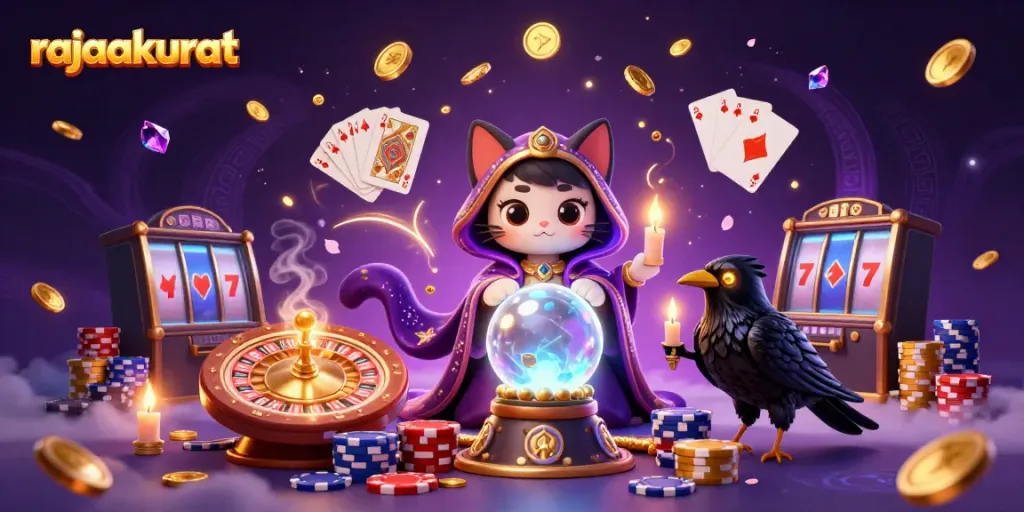 Rajaakurat menghadirkan pengalaman bermain kasino yang menarik dengan ilustrasi digital yang memukau.
