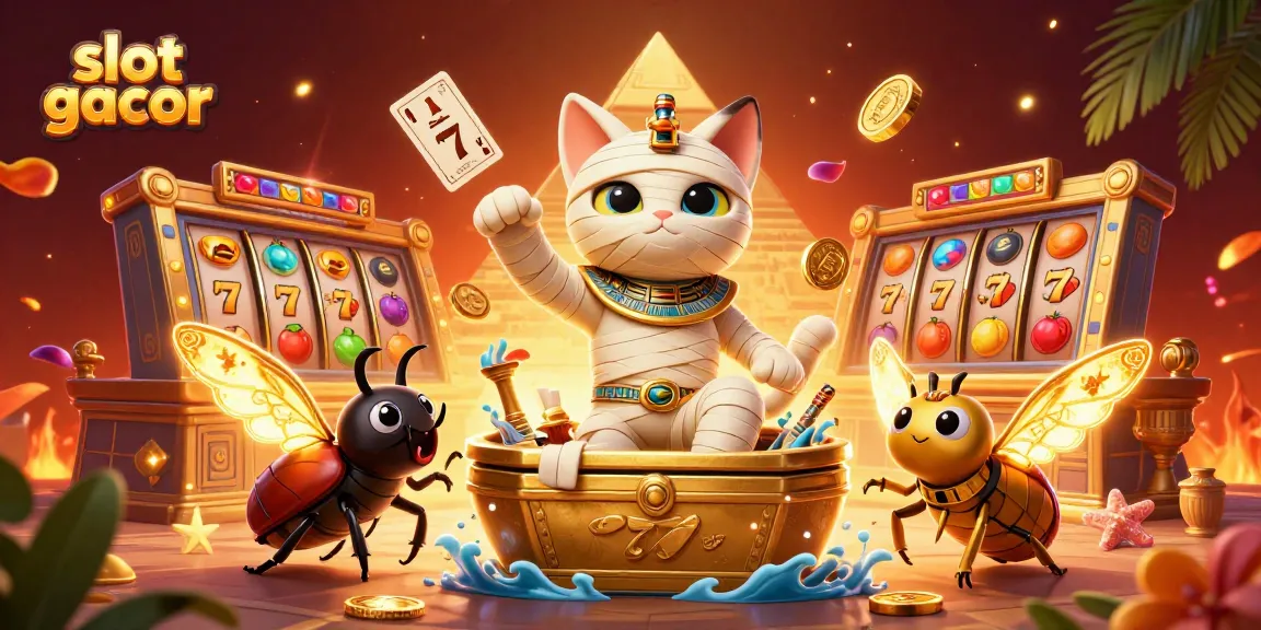 Menangkan slot gacor dengan permainan seru di kasino online, simbol keberuntungan berkilau!