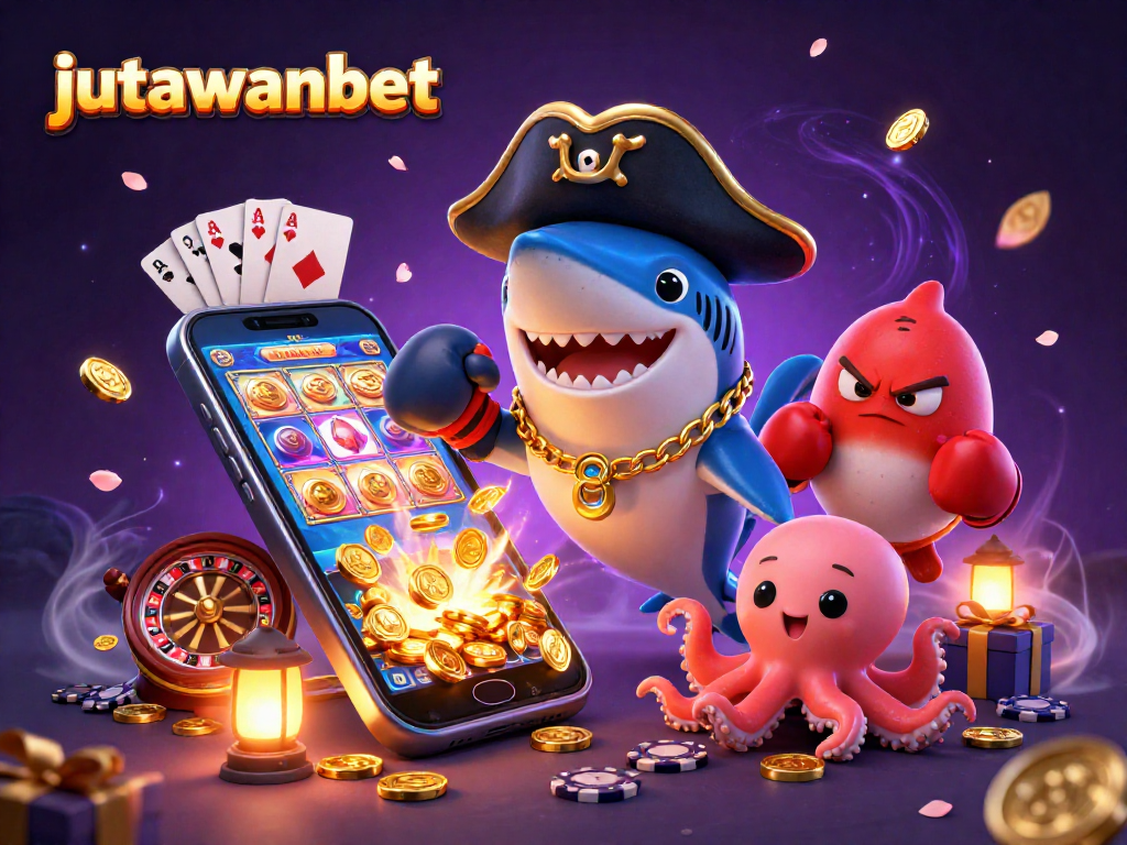 Experience the fun of jutawanbet with pirate-themed cartoon characters and exciting slot games!