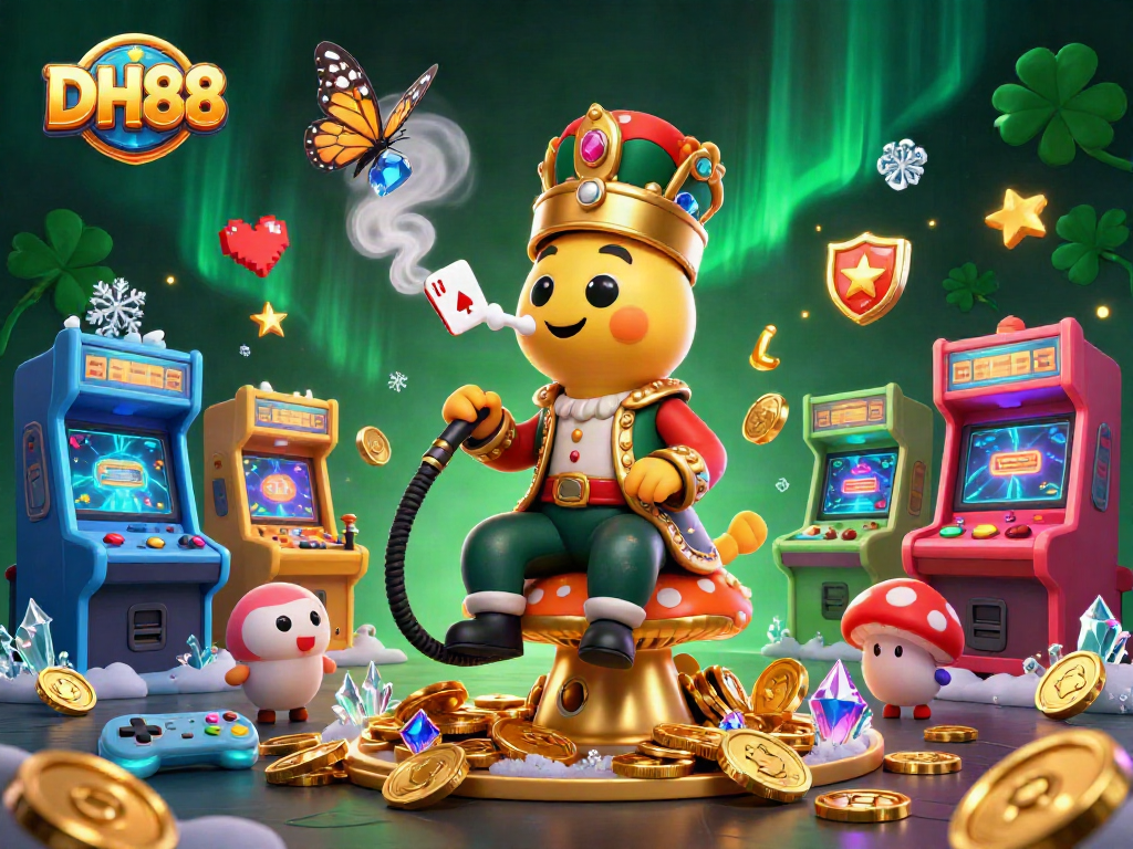 Experience exciting gameplay with DH88 featuring vibrant casino elements and a dynamic 3D scene.