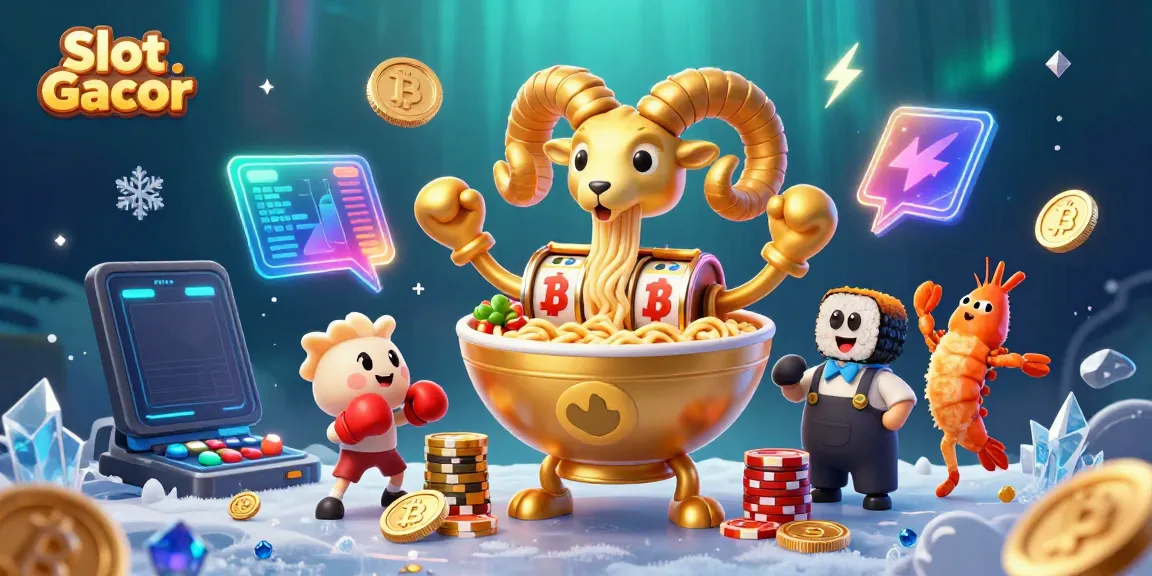 Experience Slot Gacor with animated characters dealing cards and celebrating wins in a colorful casino scene.