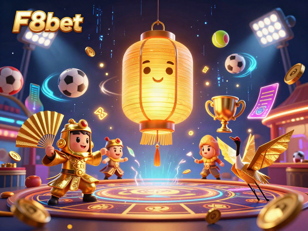 Engage in thrilling betting with F8bet at a vibrant night market casino filled with excitement.