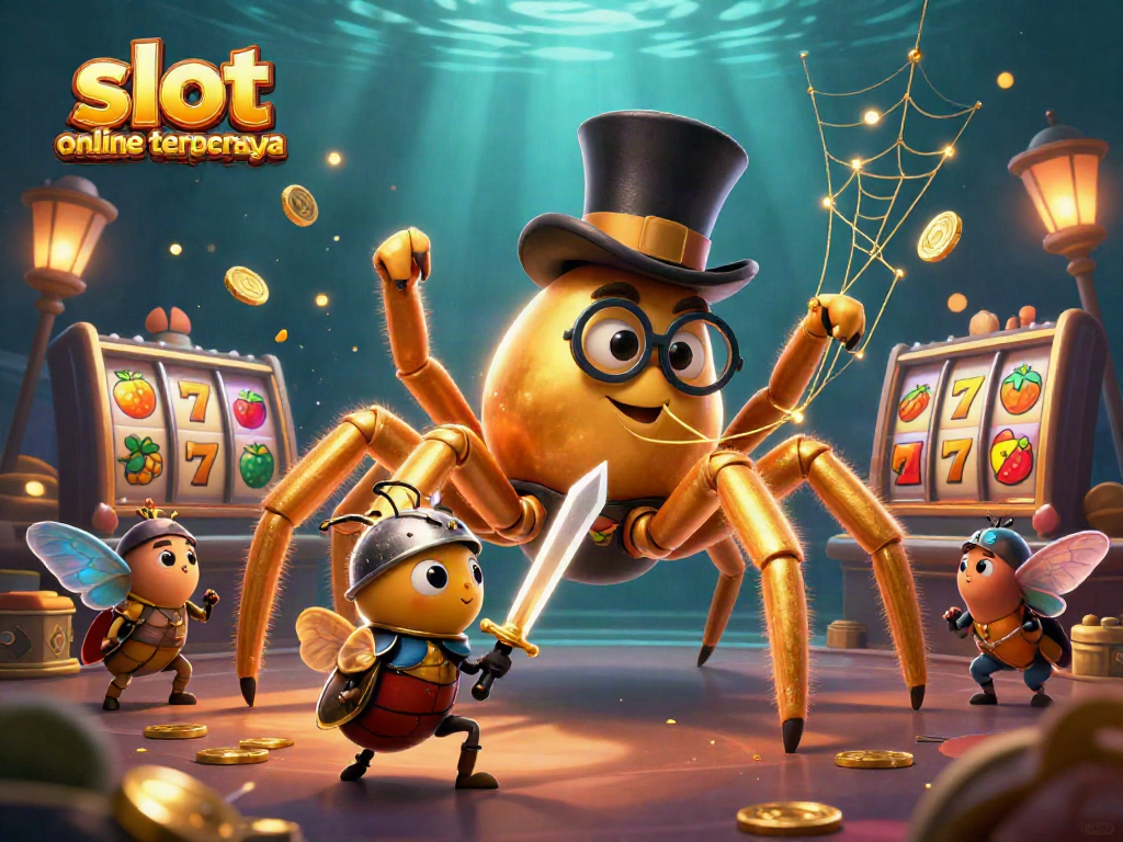 Experience thrilling gameplay with slot online terpercaya featuring dynamic slot reels and captivating characters.