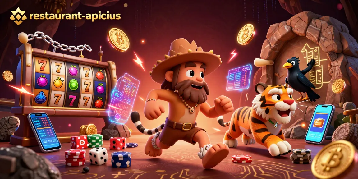 Experience excitement at restaurant-apicius with vibrant slot games and prehistoric casino fun.