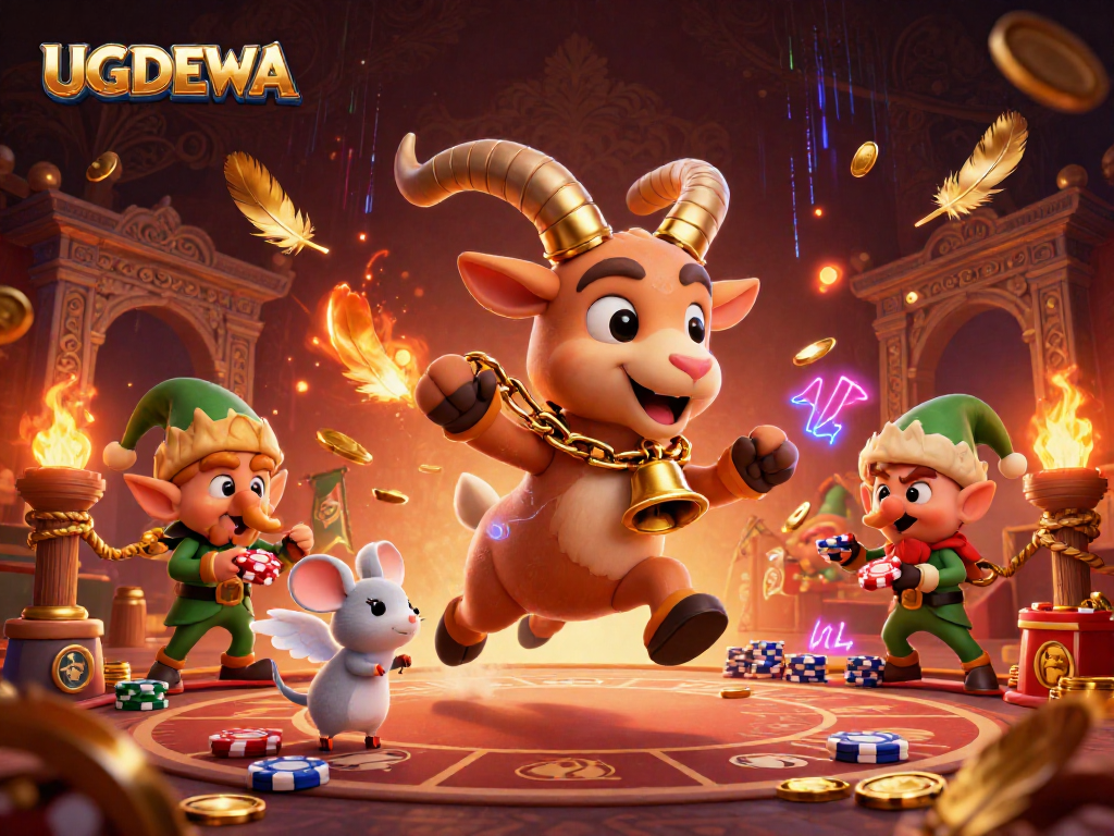 Engage in the holiday-horror casino fun at UGDEWA with festive Krampus and mischievous elves!