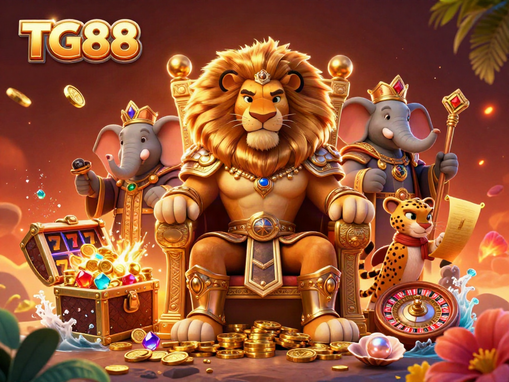 TG88 offers a captivating online gambling experience with thrilling game elements including slots and roulette.